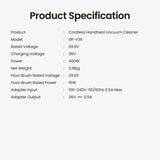 Cordless Handheld Vacuum Cleaner